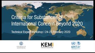 Criteria for Substances of International Concern - Beyond 2020