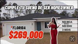 Casa Bella, económica en OCALA FL, solo $269,000, No HOA, no CDD