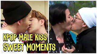 Kpop Male Kiss Sweet Moments ( BTS, TXT, Super Junior, Block B, Stray Kids...)