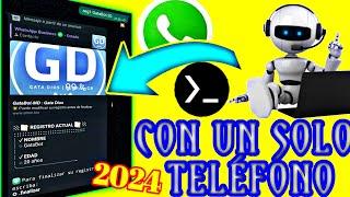 Como INSTALAR un BOT para WhatsApp en 2024 || con UN SOLO teléfono