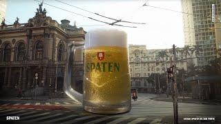 Você viu a caneca gigante de Spaten por aí?