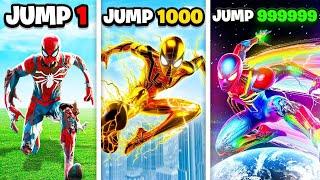 SPIDERMAN Upgrades With EVERY JUMP In GTA 5!