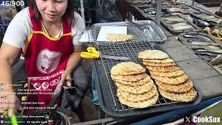 CookSux tries Coconut Waffle in Luang Prabang