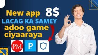 8$+ appkan ka samey adoo gurigaaga jooga hab fudud | sidee lacag looga sameeyaa online ka