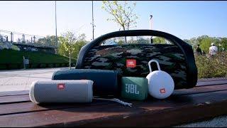 Громкие майские – колонки JBL: Flip, Clip, Charge, Go и Boombox