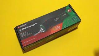 Unboxing and Testing Parkside Battery Operated Soldering Iron PLKA 4 A2