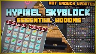 Most essential hypixel skyblock addons for every player! | Minecraft tutorial