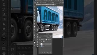 How To Design A Realistic Truck Wrap | add text on any surface in Adobe Photoshop