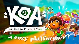 A Mario Style Cozy Platformer?  lets play koa and the five pirates of mara [ad/gifted]