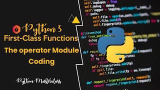 5.18 - The operator Module in Python || Coding