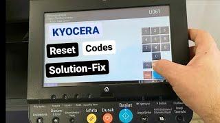 ALL KYOCERA RESET CODE Settings and Admin Consol Solution Fix Taskalfa 4012 4002 1120 2735 306 3040