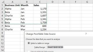 Excel VBA Dynamic Ranges in a Pivot Table