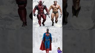 Deadpool & Wolverine vs Gorilla Ironman, Orc and Black Superman Fight Battle