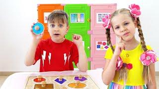 Diana and Roma Logic Games and Activities / Collection of educational videos for children