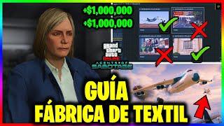 GUÍA de la FÁBRICA de TEXTIL  ¿Cómo HACER MILLONES? TRUCOS & TIPS EPICOS | GTA Online