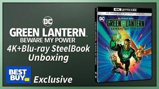 Green Lantern: Beware My Power Best Buy Exclusive 4K+2D Blu-ray SteelBook Unboxing