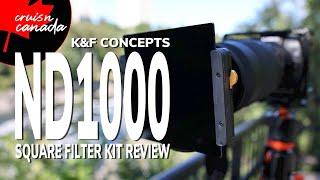 K&F Concept's SN25T1 ND1000 Square Filter Kit | SO AWESOME!! Our Review