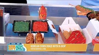 A fresh twist on an American classic.  Korean Corn Dogs from K-Bop