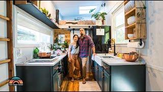 Couples Gorgeous DIY Tiny House - $25k Total Cost Using 80% Repurposed Materials