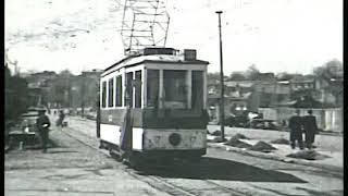 Tramway in Galati, Romania. 1944