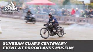 Sunbeam Motor Cycle Club's centenary event at Brooklands Museum