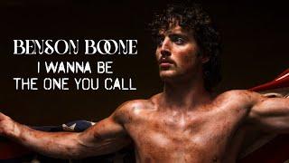 Benson Boone - I Wanna Be The One You Call (Official Lyric Video)