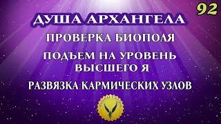 92.Душа Архангела. Проверка биополя. Подъём на уровень Высшего Я. Развязка кармических узлов