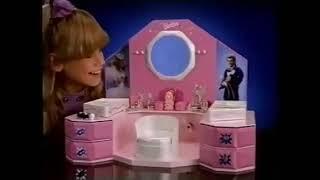 Sparkle Eyes Barbie doll and jewelry box playset commercial (Greek version, 1993)