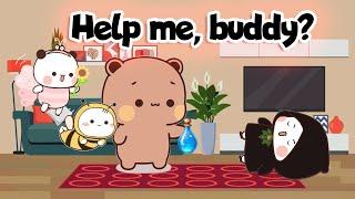 Finally Save Peachu? | Bubu Dudu | Milk Mocha Bear | Animation | Cute Couple