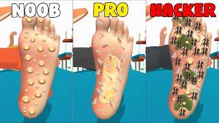 NOOB vs PRO vs HACKER in Foot Clinic | Game Guy