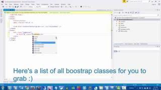 Installing Bootstrap Intellisense \ Auto Complete In Visual Studio 2015