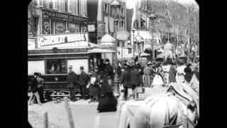 First Video Ever From Marseille, France 1896  OLD VIDEO FOOTAGE