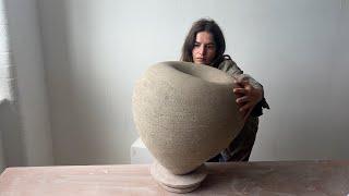 Handbuilding a Clay Sculpture | Coiling Technique and Intuitive Forming