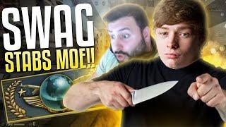 SWAG STABS m0E!! CS:GO - ROAD TO GLOBAL #11