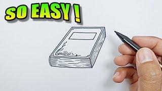 How to draw a book cover | Easy Drawings