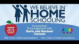 Homeschool Encouragement with Rachael & Davis Carman