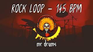 Rock Drum Loop for practicing - 145 BPM | Backing Drums