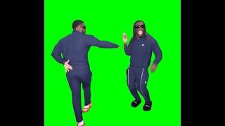 Kevin Hart and Kai Cenat Dancing meme - Green Screen