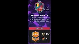 MADFUT 23: Belgium vs Morocco (2022 World Cup) (Matchday 2) (SBC)