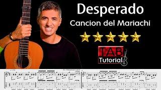 Cancion del Mariachi From Desperado | Fingerstyle Guitar Tutorial + Sheet & Tab