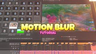 TUTORIAL: How To Use The Motion Blur Tool in Sony Vegas