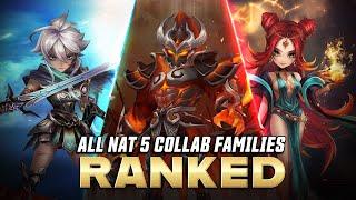 All Nat 5 Collab Families Ranked!