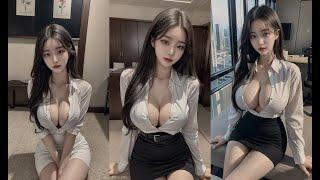 [4k AI 룩북] 불금에 퇴근하고 만날래요? 오피스녀 룩북/Do you want to meet me after work on Friday? Office girl LOOKBOOK