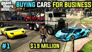 BUYING SUPERCARS FOR MICHAEL'S NEW BUSINESS | Shadow Gamerz | GTA V GAMEPLAY #1