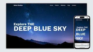 Responsive Navbar design using HTML and CSS | with Source Code