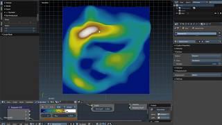 Blender height map with color