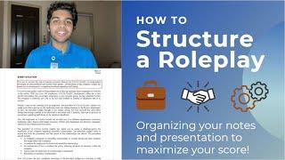 How to Structure a Role Play