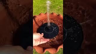 Quick and Easy Birds Bath Solar Fountain ️