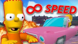 INFINITE SPEED MODE In Simpsons Hit & Run