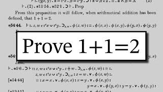 The 362-Page Proof That 1+1=2